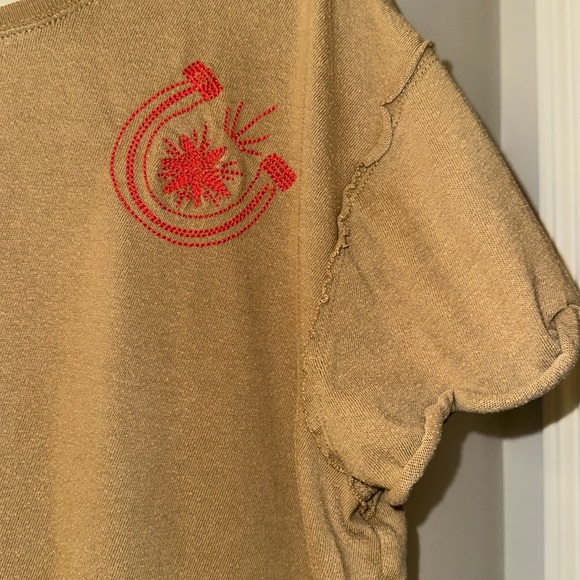 Free People WE THE FREE Horsin’ Around Embroidered Tee Shirt - Picture 7 of 9